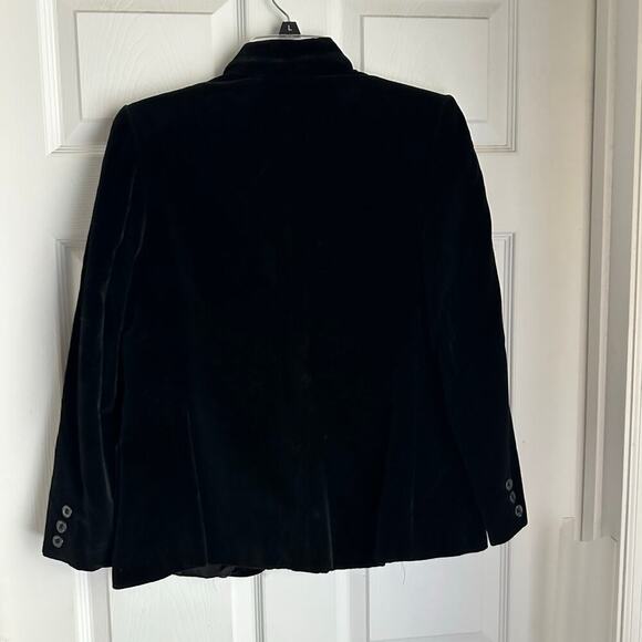 Vintage Koret Union Made In The USA Women’s Black Velvet Blazer Classic - Picture 2 of 7